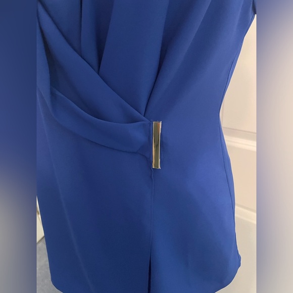 Ann Taylor Sleeveless Criss Cross Front Blouse - Picture 2 of 5